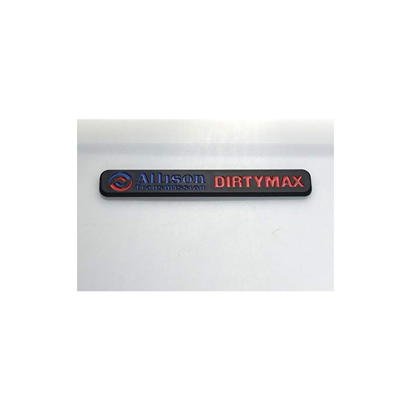 1Pcs Dirtymax Allison Transmission Emblems Badge Sticker Replacement For Silverado