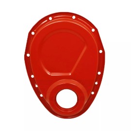 CFR Performance For 55-95 Chevy SB 283 305 327 350 400 Timing Chain Cover Steel Orange