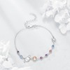 YFN Solar System Bracelet Sterling Silver Universe Planet Charm Bracelet