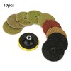 10pcs Round Diamond Grinding Cup Wheel Grinder Disc Tool Set