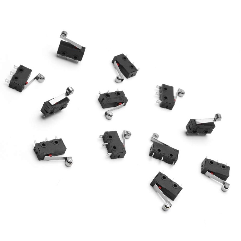 Micro Limit Switch, 12 Pcs Momentary Limit Switch SPDT 1NO
