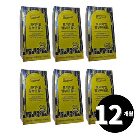 Living Factory H Partner Dongguk Premium Albumin Gold 500mg 60 tablets, 6 units / 동국 프리미엄 알부민 골드 500mg 60정, 6개