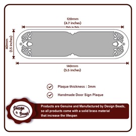 brass push pull door sign combo set pair plate plates for interior plaque signs metal outdoor gold designed vertical to enter full decorative includes double sided adhesive tape and screws