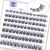 LZM Individual Eyelashes, Fake Lashes, 8-14 mm, C Curl False