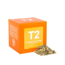 T2 Tea Lemongrass and Ginger Loose Leaf Herbal Tea in Box, 3.5 ounce (100g)