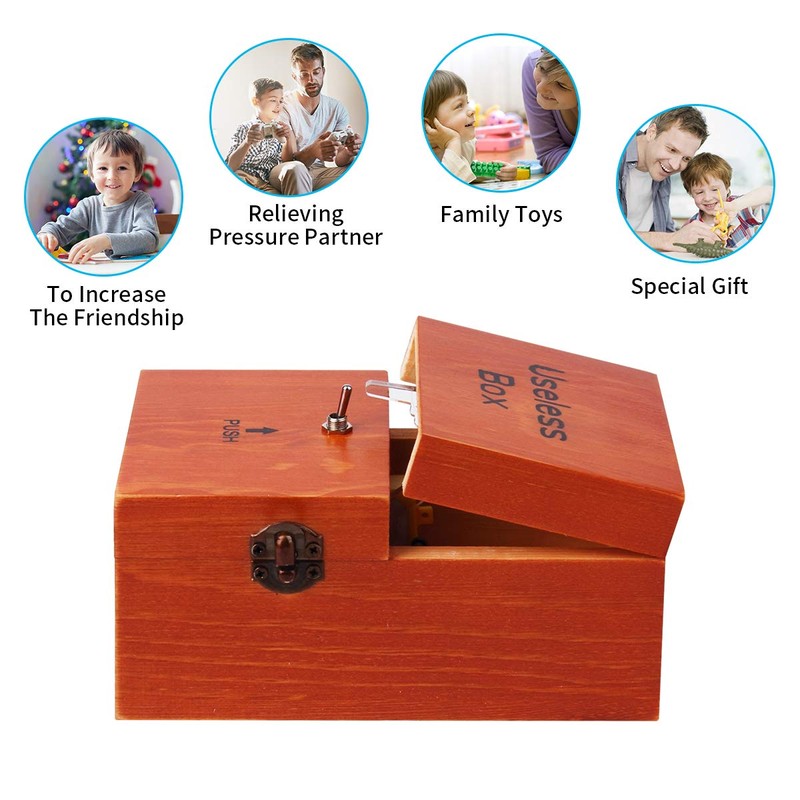 Useless Box Leave Me Alone Machine Fully Assembled in Real