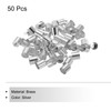 PATIKIL 50Pcs Cord End Caps, 8.6mm End Cap Barrel Beads