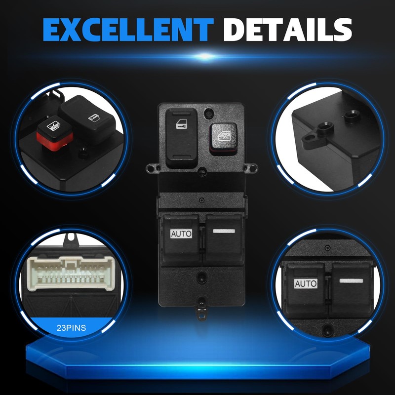 35750SDNA03 Master Power Window Switch for Honda Accord LX Coupe