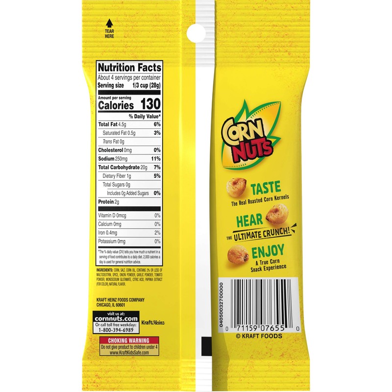 Corn Nuts Variety Pack 4oz Size (Pack of 5) 1