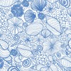 20 Napkins Pattern on Shells | Table Decoration | Decoupage | Napkin Technology 33 x 33 cm
