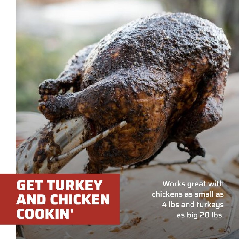 Camp Chef Infusion Roaster (Turkey Cannon), Stainless Steel