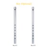 Mingzhe Irish Whistle Traditional Tin Penny Whistle 6 Holes Flute