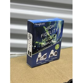 Hearprotek Concert Ear Plugs 2Pairs Reusable High Fidelity Musician Ear Plugs f