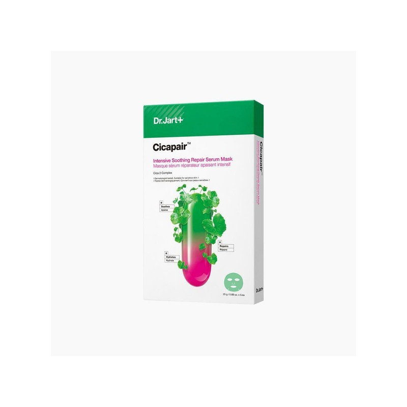Dr. Jart+ 닥터자르트 시카페어 인텐시브 수딩 리페어 세럼 마스크 5매입