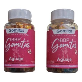 Gomitas Bbp Pack De 2 Piezas Aguaje Fenogreco 60 Gomitas