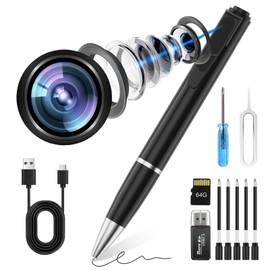 1080P Mini Camera Spy Pen con 64 GB