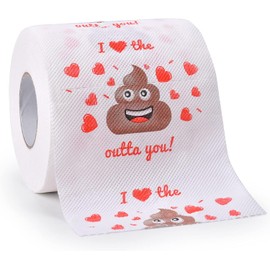 Valentines Day Gifts for Him Her, Romantic Novelty Gifts Toilet Paper, Funny Gag Gifts for Adults Men Women Boyfriend Girlfriend, Valentines Day Decor/Decorations for Party Supplies Valentine's Day
