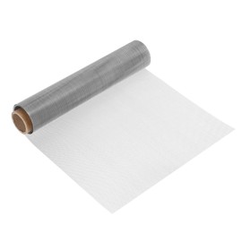 sourcing map 30 Mesh 39" x 12" Woven Wire Mesh, 304 Stainless Steel Air Vent Filter Screen, Window Screen Mesh for DIY Projects Vents Cover Filtration Animals Fence