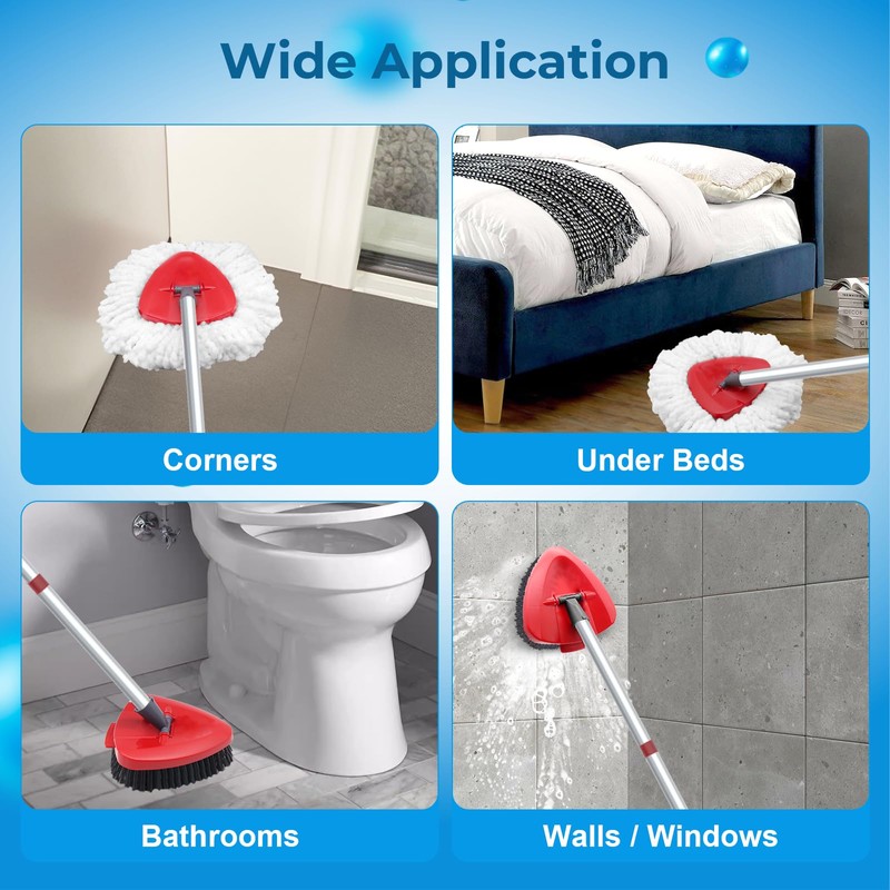 Spin Mop Replace Head Compatible with Ocedar EasyWring 1 Tank,