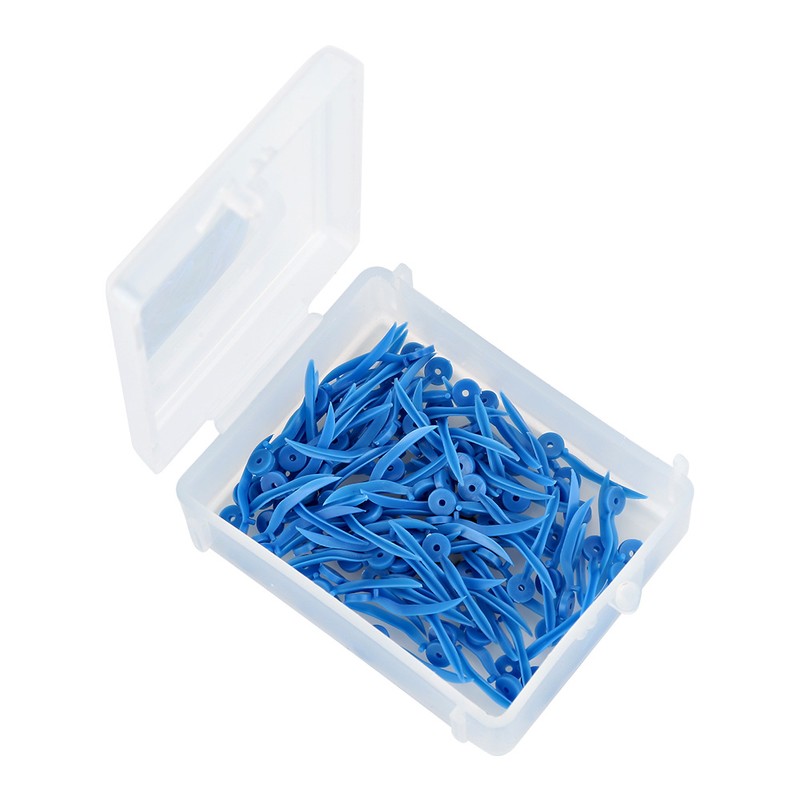 400pcs Disposable Dental Plastic Wedge with Hole All 4 Sizes