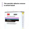 3M 38984 Specialty Adhesive Remover, Transparent, Solvent Based, 1 Quart