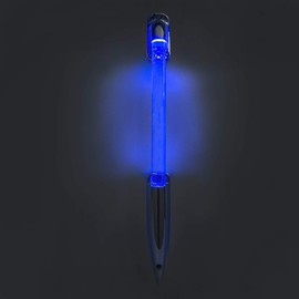 RecPro RV Entry Door Assist Handle | 20 3/4" | "S Style Bar | Chrome Plated | Optional LED Color (Blue Light)