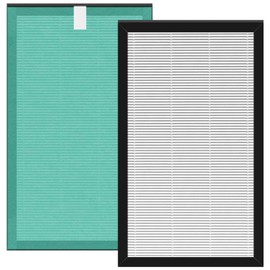 Replacement H13 True HEPA Filter Compatible with Fellowes AeraMax Pro AM2 Air Purifier (94161), 1 unit Heap (9544301) + 6 unit Pre-Filters (9608401)