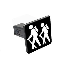 GRAPHICS & MORE Hiking - Hikers Tow Trailer Hitch Cover Plug Insert 1 1/4 inch (1.25")