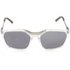 ALPINA Unisex Fleek Sunglasses, Transparent-silver gloss, Unit size