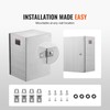 Steel Electrical Box, 20"x 16"x 8", 304 Stainless Steel Electrical