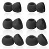 Luckvan Silicone Earbuds Tips Replacement for True Wireless Earbuds Universal