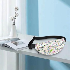 MEIKIUP Witch Musical Inspired Gift Glinda and Elphaba Waist Bag for Musical Fans Broadway Loves Gift (CA Pink and Green WB)