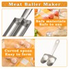 2-in-1 Meatball Maker Tool, Stainless Steel Meat Baller Maker, Kitchen