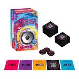KID Collection HITSTER - Guilty Pleasure - The Ultimate Music Trivia Party Game for Adults and Families - All-Time Playlist with The Greatest Hits - 2 to 10 Players Ages 16+