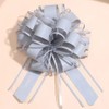 6 Pieces Large Pull Bows, Grey Bow for Gift, 6