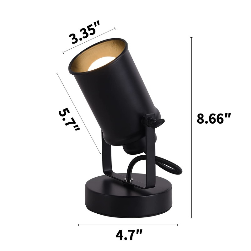 Toidaizo Led Spotlight Spotlight with Switch Indoor Plant Spotlight Multi-Purpose