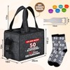 Alishomtll Birthday Gift Bottle Bag for Men, gray, Handbag holder