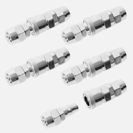 T-Laugh Air Coupler [Set of 5 Male + Female] Air Hose Air Coupler for Hose Attachment (8 x 12 mm)