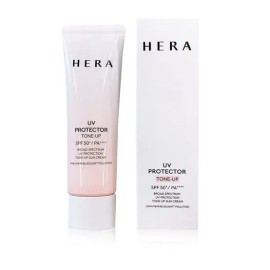 Hera 헤라 UV 유브이 프로텍터 톤업 선크림 SPF50+PA++++ 50ml 1개 Hera UV UV Protector Tone-up Sunscreen SPF50+ PA++++ 50ml 1pc