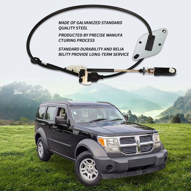 Transmission Shift Cable Compatible with 2006-2012 Jeep Liberty Dodge Nitro