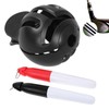Golf Triple Lines Clip,Double-Sided Golf Ball Alignment Tool for Straight