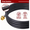 CALPOSE 6 Feet Propane Adapter Hose, 1lb to 20lb Adapter