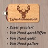 dekolaser24 - Key Ring Waidmannsheil Hunting for Men and Women