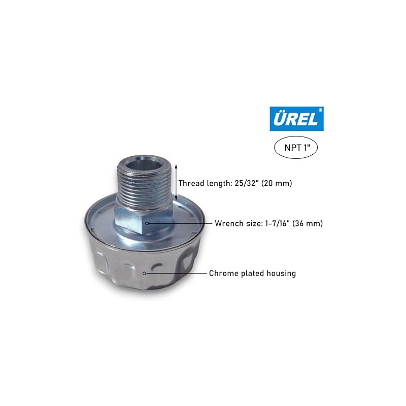 Hydraulic Oil and Fuel Filler Metal Vent Breather Cap for