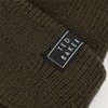 Ted Baker Men's Khaki MXH-Benit Ribbed Knitted Beanie Hat