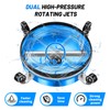 14" Pressure Washer Surface Cleaner with 4 Wheels - Coated