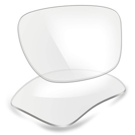 ThunderClap Polycarbonate Replacement Lenses for Oakley Sliver XL Sunglasses OO9341, Transparent anti-fog