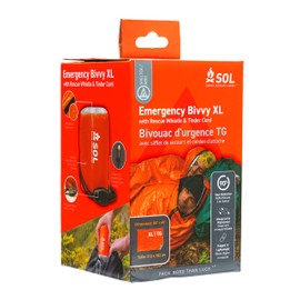 Survive Outdoors Longer Emergency Bivvy XL w/Rescue Whistle