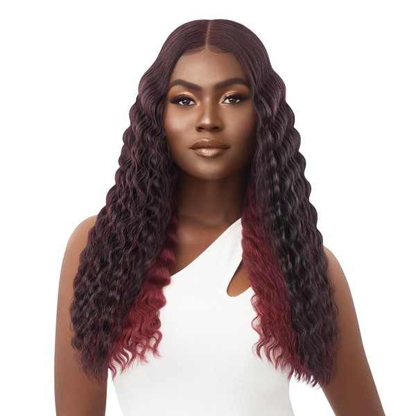 Outre HD Lace Front Wig Sleek Lay Part Perla (DR4/GDNHNME)