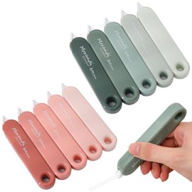 BetterJonny 10 PCS White Out Tapes, Tape Roller Instant Correction Tape Mini Whiteout Tape Set Cute Correction Rollers Aesthetic Stationery for Students Office Workers Home School Stationery Supplies